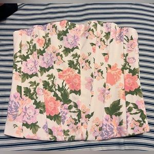 Floral Zara corset top
